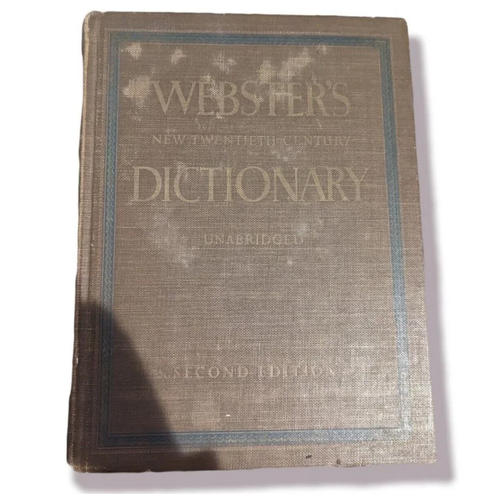 Webster's New Twentieth Century Dictionary Second Edition 1956 Unabridged